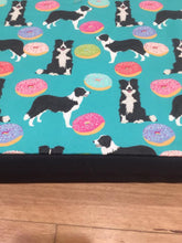 Load image into Gallery viewer, PREORDER - Border Collie Memory Foam Crate Mat - Donuts