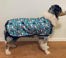 Load image into Gallery viewer, Australian Shepherd Satin Show Coat - Floral