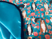 Load image into Gallery viewer, Australian Shepherd Satin Show Coat - Floral