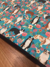 Load image into Gallery viewer, Australian Shepherd Memory Foam Crate Mat - Floral