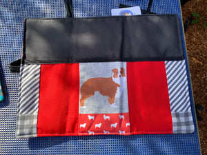 Australian Shepherd Grooming Tool Wrap - Red Tri
