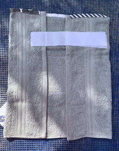 Australian Shepherd Butt Towel - Black Tri - Plain Towel