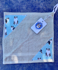 Australian Shepherd Hand Towel - Blue Merle