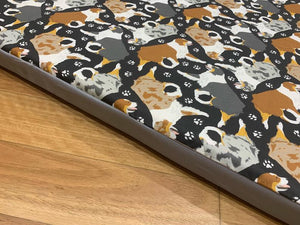 Australian Shepherd Memory Foam Crate Mat - Trotting Aussies